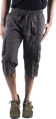 0-DEGREE Solid Men Three Fourths