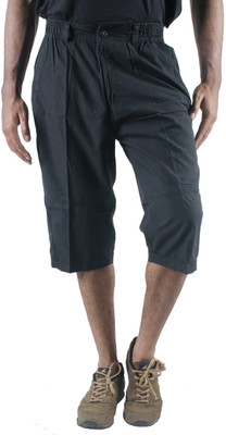 0-DEGREE Solid Men Three Fourths