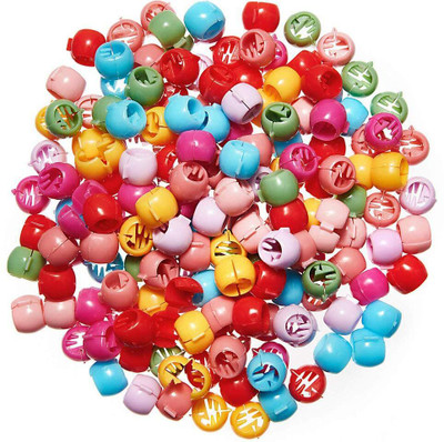 UMANSHI CREATIONS 100 PCS Lot Mini Hair Claw Clips For Women Girls Candy Color Plastic Hairpins Hair Braids Maker Beads Hair Accessories Hair Claw(Multicolor)