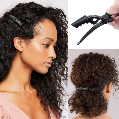 crocodile hair clip Hair Clip(Black)