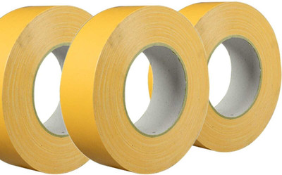 Growth Hair patch tape|Wig tape|Double sided|Cloth tape|Waterproof|24 meters|3PCS Hair Accessory Set(Yellow)