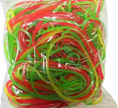 Elco Rubberbands 3 inch Diameter 100 pcs Rubber Band Rubber Band(Multicolor)