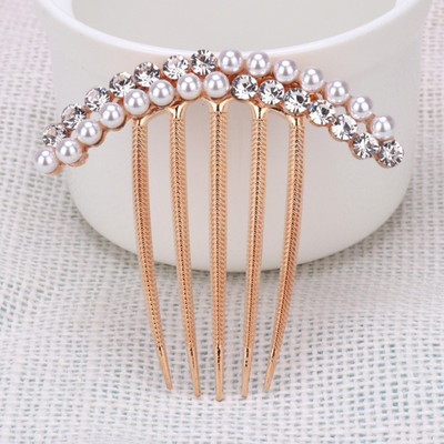 Vivalace Pack of 1 Pcs Korean Style Hair Accessory for Girls and Women hair combo(Gold)