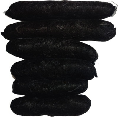 Ritya Creation BANANA PUFF MAKER (PACK OF 6) Braid Extension(Black)