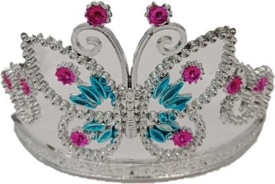 Urban Magic Birthday Girl Crown Silver Hair Accessory Set(Silver)