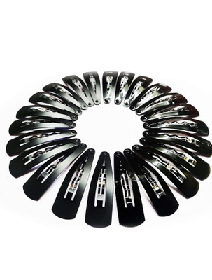 Myra Collection (Pack of 12) Tic tac hair clips for girls Tic Tac Clip(Black)