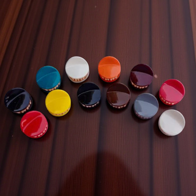 Freebies Round Shiny Hair Clutcher for Women, Multicolor Mini Hair Clip Set Pack of 4 Hair Clip(Bronze)