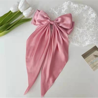 BRIJBAZAAR Hair bow clips Hair Clip(Pink)