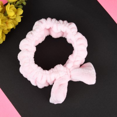 RHYNISH Faux Fur Baby Head Band(Pink)