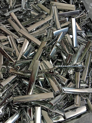 louis india 50Pcs Metal /Pins For Making Bow, Flower Accessories Hair Clip(Silver)