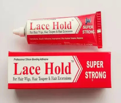Growth A1 Lace hold Hair Patch Glue Tube for Ultra Hold, Hair Accessory Set Hair Accessory Set(Red, White)
