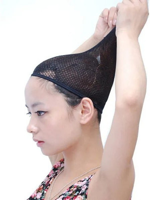 Vivalace Free Size Hair Mesh Net Cap for Wig Black (Pack Of 2) Hair Accessory Set(Multicolor)