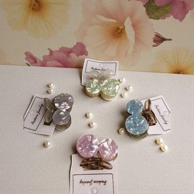 Freebies Mini Cute Juda Clip, Strong Hold Hair Accessories (Pack of 4) Hair Clip(Multicolor)