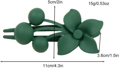 house of common Women's and Girls Double Butterfly Hair Clips Pack of 2 Hair Clip Hair Clip(Gold, Silver)