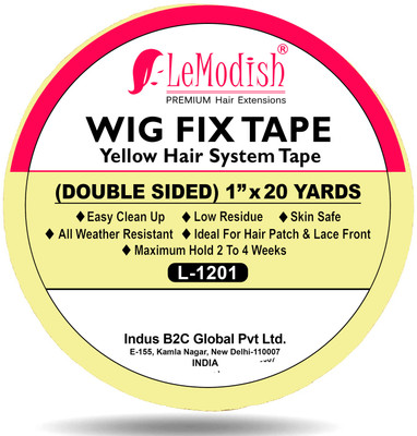 LeModish YELLOW WIG/PATCH CLOTH TAPE ROLL 20 MTR Hair Accessory Set(Yellow)
