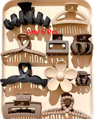 Alucia Stylish Large Hair Claw Clip Clutcher Accessories For Women Hair Claw(Multicolor)