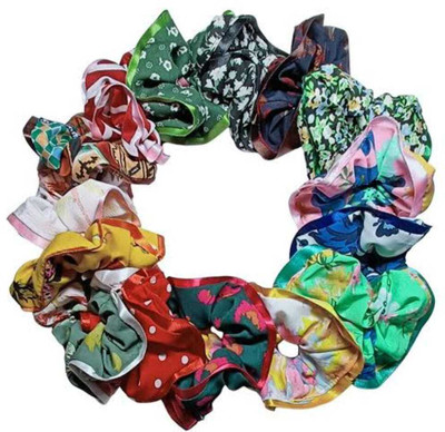 Misa MSA-SC7-PrintSatinF-12 Rubber Band(Multicolor)