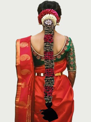 Styledose Hair Choti Jada Billalu Set Hair Ornaments Full Moon Temple jewellery Hair Accessory Set(Multicolor)