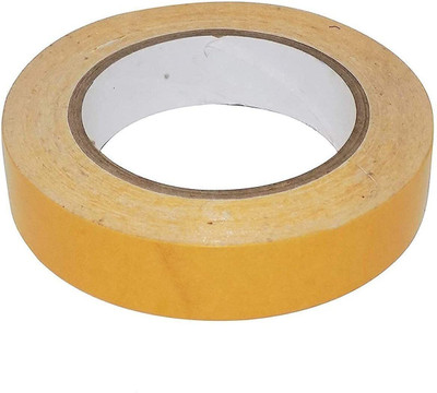 Monvessa Yellow Cloth Tape 25M | Wig Fix Tape | Patch Tape | Waterproof | Double Sided Hair Accessory Set(Yellow)