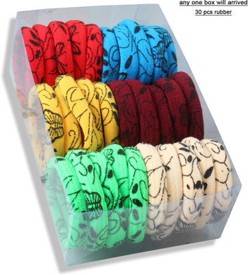 house of common Girls and Women Hair Accessory Rubber Band(Multicolor)