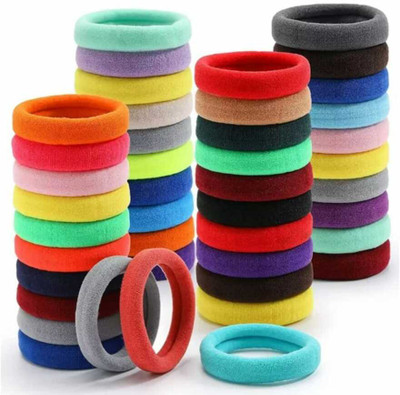 RAION Best Quality Mini Hair Tie High Elastic pack of 50 for girls/ baby girls Rubber Band(Multicolor)