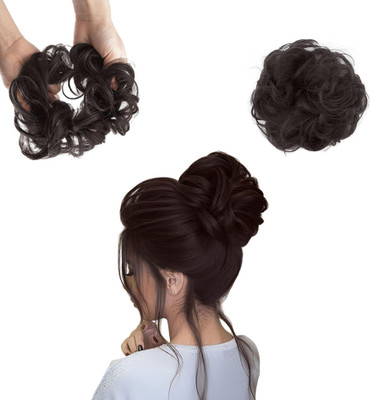Blushia  Accessories For Women - Messy Bun  Extension Brown Hair Extension