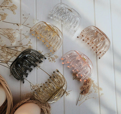 Rhosyn Hair Accessories Casual & Daily wear Korean Style Hair Clutchers for Women & Girls (Pack of 6) Hair Claw(Multicolor)