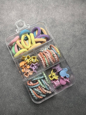 kalyani Rainbow Hair Accessory Organizer For Girls (pack of 1) Rubber Band(Multicolor)
