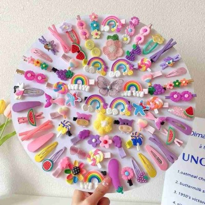 Amirah 14 pcs Mix Designs Girlish Hair Clips Set Baby Hairpin for Kids Girls Toddler Hair Clip(Multicolor)