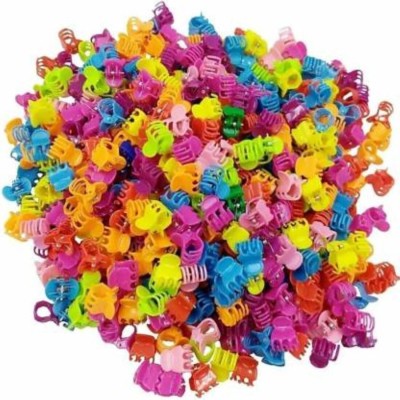 Shona Fashion Creation 1.5 cm Mini Hair Claw Clips Plastic Clip Claws Hair Clips Pins Clamps For Girl Teens Kids and Women Hair Accessories MultiColors 50 Pcs Mini Hair Accessories Hair Clip (Multicolor) Hair Clip(Multicolor)