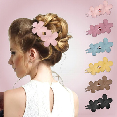 Freebies Durable Juda Claw Clip for Women, Cute Floral Design (Pack of 4) Hair Clip(Multicolor)