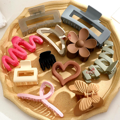Alucia Korean Hair Claw Clip Clutcher And Hair Acccessories for Women & Girls Hair Claw(Multicolor)