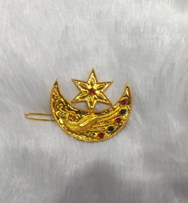 Gorkhastyle Star peacock Tic Tac Clip(Gold)