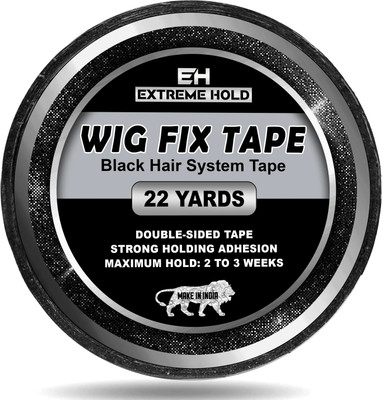 Growth 22yard Wigs tape/ Double Sided used as Patch & Toupee-for Men & Women Hair Accessory Set(Black)