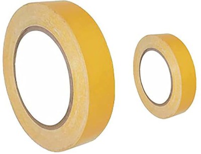 Growth Double Sided Hair Wigs Tape for Hair Patch/Toupee (Combo of Big and Small) Hair Accessory Set(Yellow)