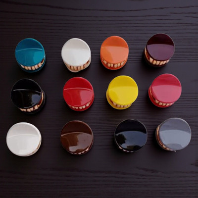 Freebies Round Mini Hair Clutcher Clips for Girls, Glossy Multicolor Hair Claw Pack of 4 Hair Clip(Bronze)