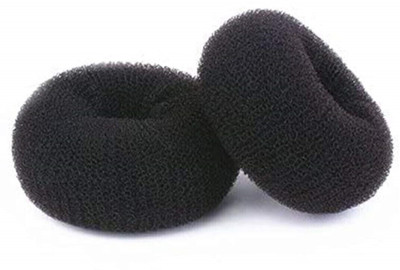 El Cabell Donut hair Accessories Bun Maker Pack of 2Pcs Combo Set For Girl's & Women's Bun Bun(Black)