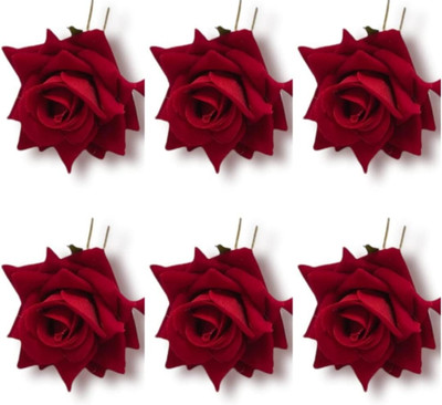 prime shopy rose juda pin Bun Clip(Red)
