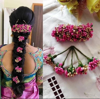 house of common Hair Accessory Set Hair Accessory Set(Pink)