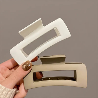 BeautyCulture Korean MatteShark HairClip for thick Hair Elegant Ponytail Holder for Girl Women Hair Claw(Multicolor)