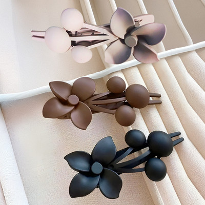 bblissbeauty 3pcs Korean Floral Big Hair Claw Clips for Women & Girl | Super Matte Hair Clip Hair Clip(Multicolor)