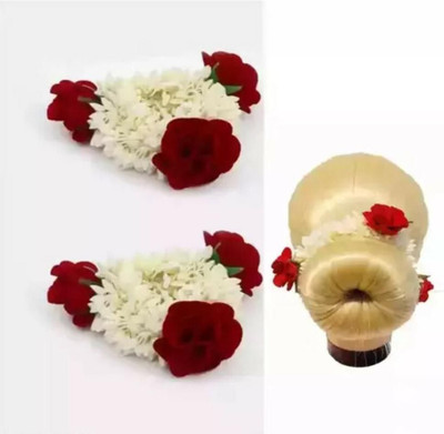 cinex Flower jura hair band pack of 2 For Girls and Women Hair Accessories Hair Band(Multicolor)