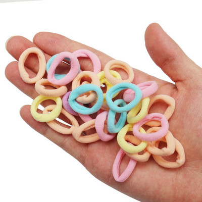 Utkarsh Pack of 40 Pcs Tie Soft Tiny Micro Size Elastic Rubber/bands Braiding for Girls Rubber Band(Multicolor)