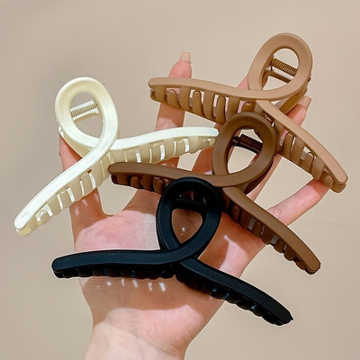 house of common Girls and Women Hair Accessory Hair Claw(Beige, Black, Brown, White)