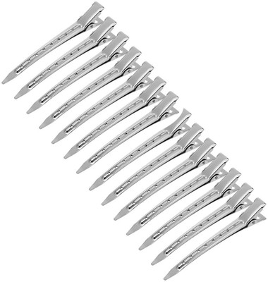 Pinaka Steel section Clip For  Section & Partition  styling Clip PACK OF 12PC Hair Extension