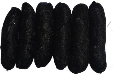 Ritya Creation BANANA PUFF MAKER (PACK OF 6) Braid Extension(Black)