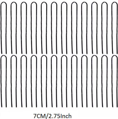 Nyamah sales Size 7cm/2.75inch 96pcs Straight Hair Pin(Black)