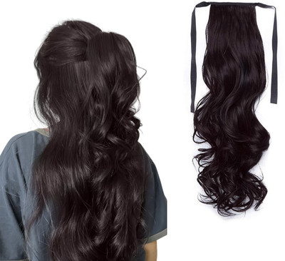 Views Ribbon  Extensions Synthetic Natural Wavy  Pieces Cheap Fluffy (Brown) Hair Extension