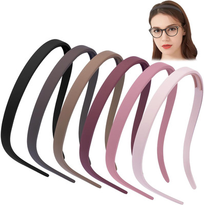 Mana 4 psc Headbands for Glasses Wearers No Pressure No Headache Comfortable Sunglas Hair Band(Multicolor)