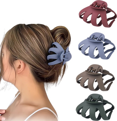 Pingaksha Innovation Matte Octopus Hair Claw Clips Hair Claw(Multicolor)